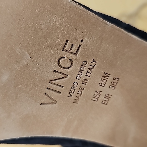 Vince Haider Suede Ankle Boots - Black 8.5M - Picture 8 of 8